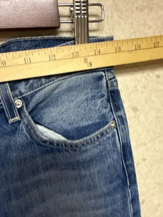 Edwin Tash Jeans Symbol Button Fly Relaxed Distressed Size 25 Women's Cotton - Picture 5 of 10